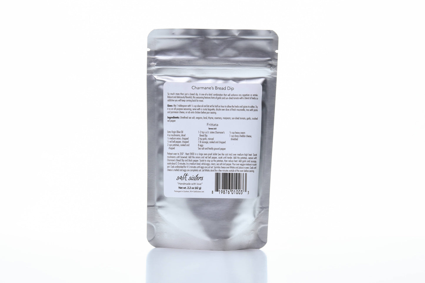 Dip Seasoning Mix - Charmane’s Bread Dip - Packaged Weights
