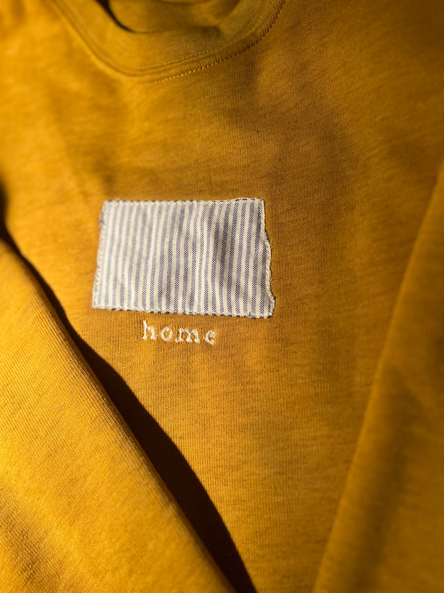 Custom state patch sweatshirt - handmade embroidery
